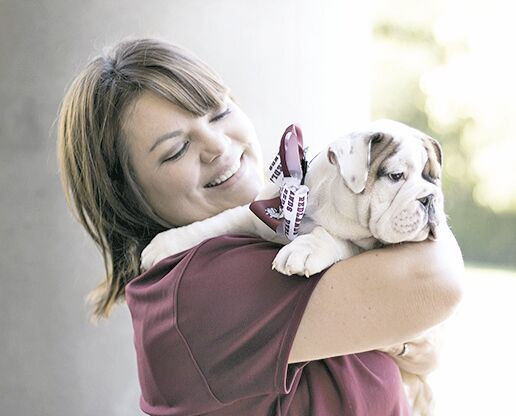 Mary Littlejohn with Addie